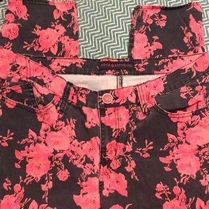 Rock & Republic Floral Jeans